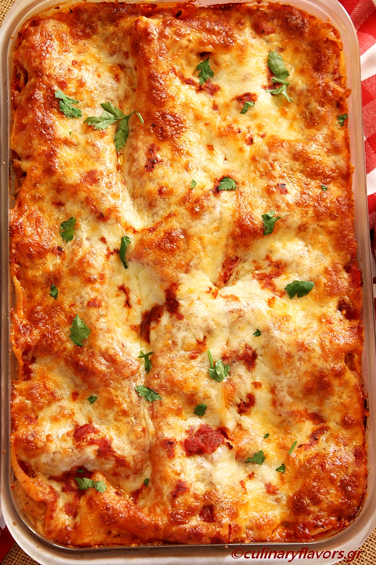Lasagna with Sun dried Tomatoes and Chicken - Culinary Flavors