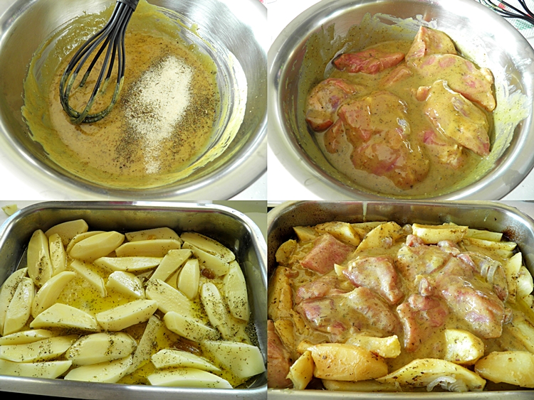 Pork Roast with Greek Potatoes